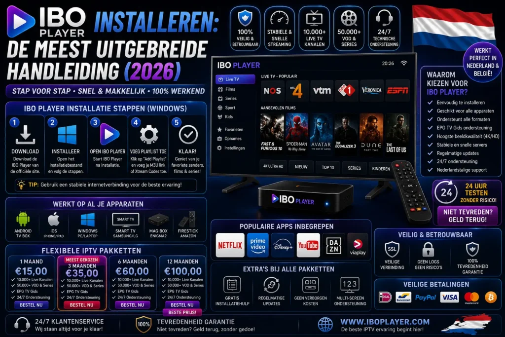 IBO Player Installeren: De Meest Uitgebreide Handleiding (2026)